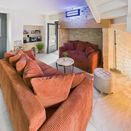 De Campagne Pour 10 Avec Terrasse Prázdninový dům Saint-Crépin-et-Carlucet